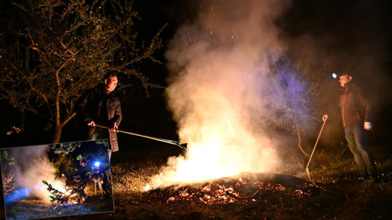 Sıfırın altında zirai don nöbeti